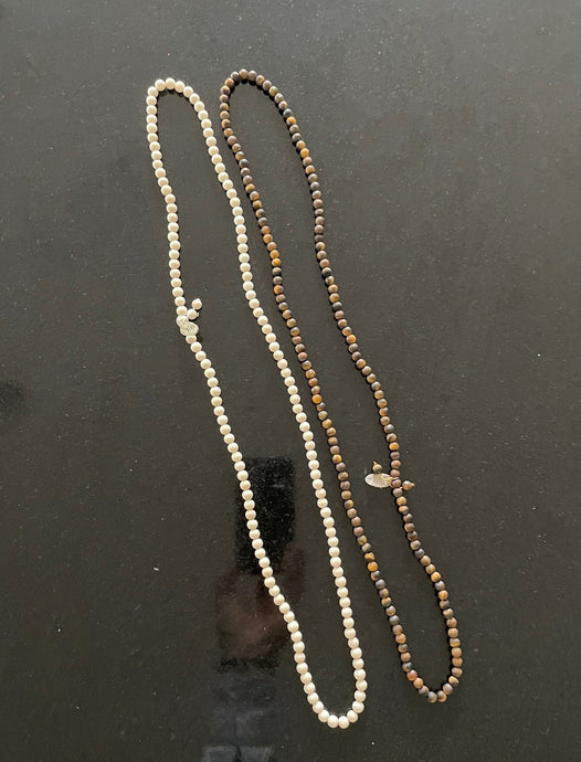 Semi precious 6mm Beaded Necklace